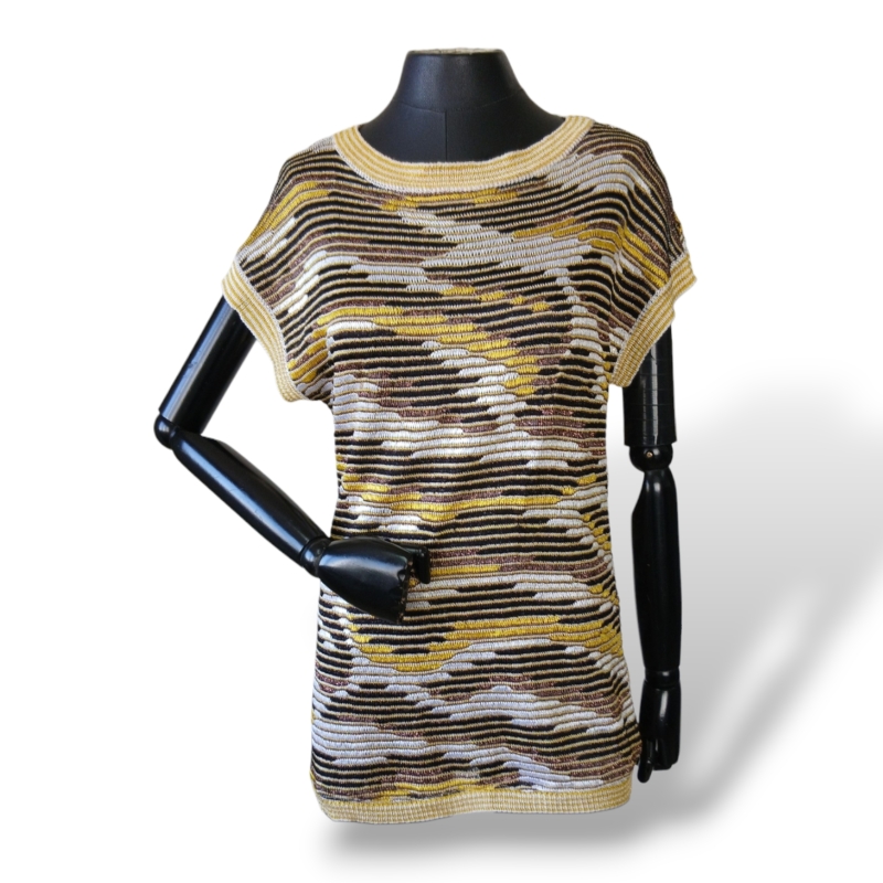 Blusa Missoni Tecido Colorido - M 