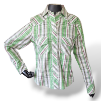 Camisa Mixed Xadrez Verde com Branca-G Camisa Mixed Xadrez Verde com Branca-G