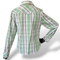 Camisa Mixed Xadrez Verde com Branca-G Camisa Mixed Xadrez Verde com Branca-G