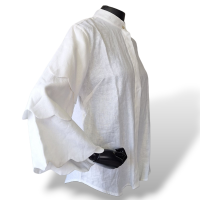 Camisa LMG Branca Detalhe Manga-38 Camisa LMG Branca Detalhe Manga-38