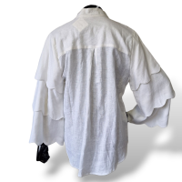 Camisa LMG Branca Detalhe Manga-38 Camisa LMG Branca Detalhe Manga-38