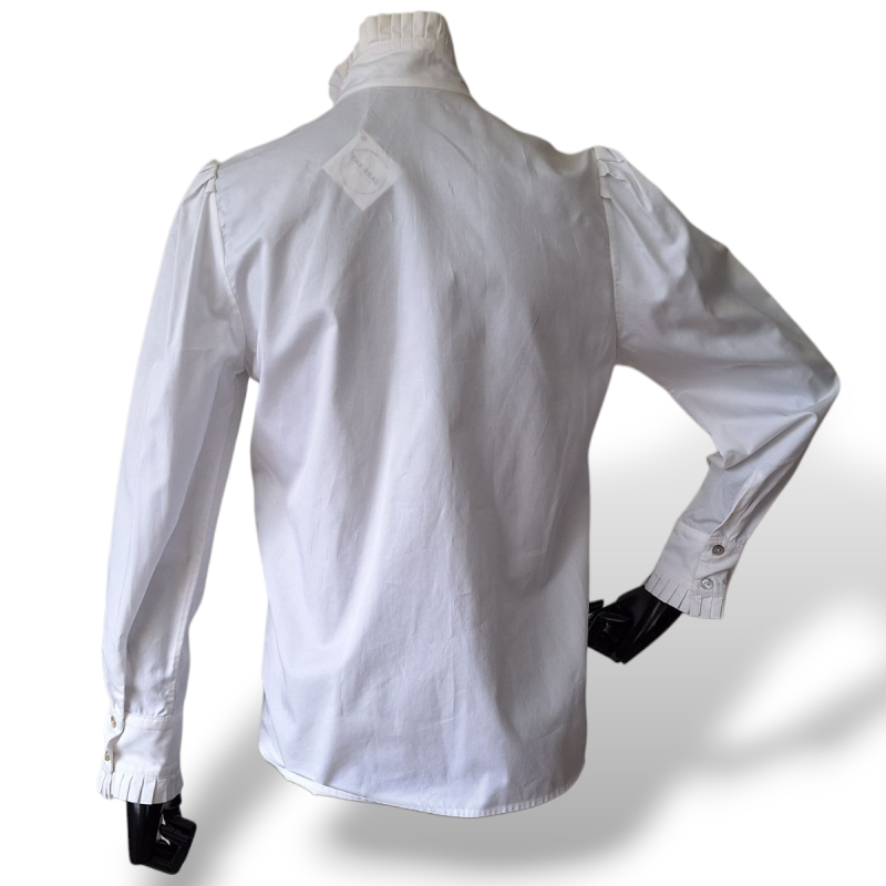 Camisa Mixed Branca com Babados -P