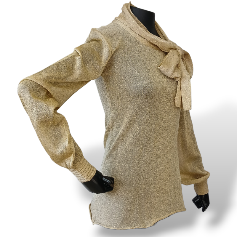 Camisa NK Store Lurex Dourada-M