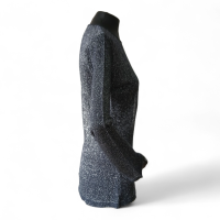 Blusa NK Store Segunda Pele Prata com Preto-G