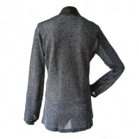 Blusa NK Store Segunda Pele Prata com Preto-G