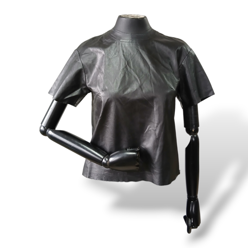 Blusa NK Couro Preto - 36 