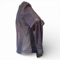 Blusa NK Store de Tule Preta e Dourada-38