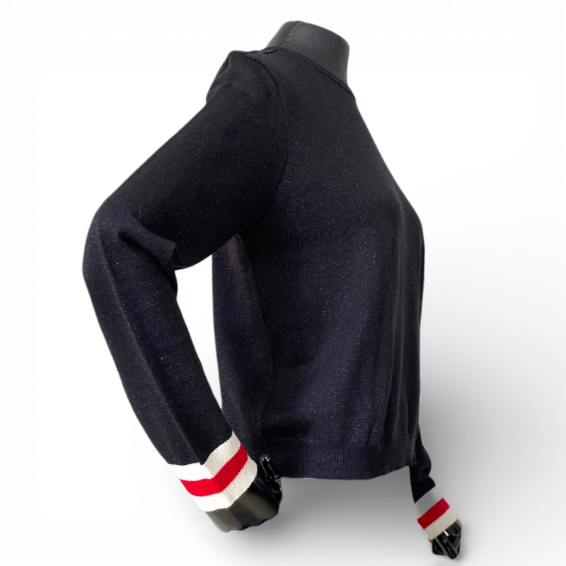 Malha NK Store com Lurex Preta-M