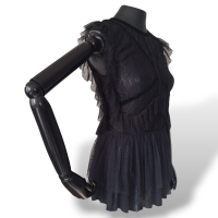 Blusa Olympiah Renda Preta-36
