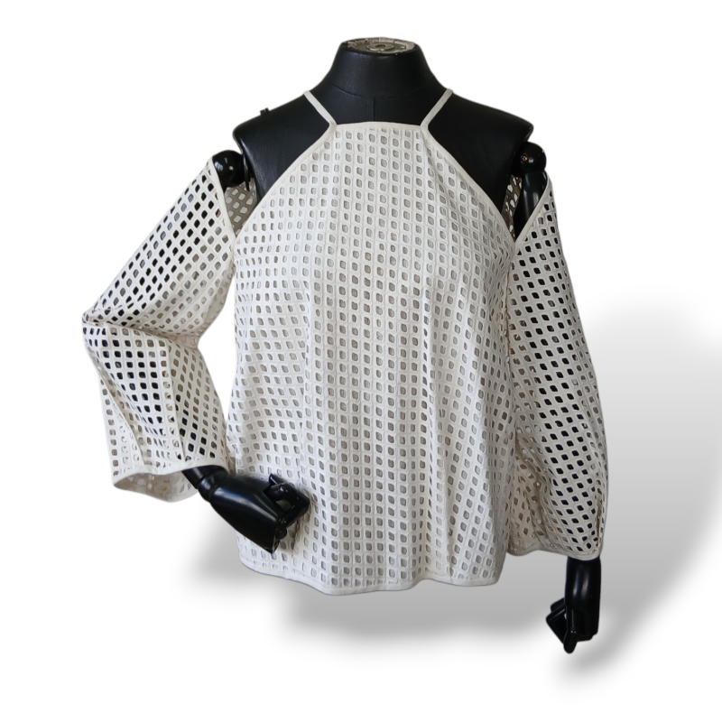 Blusa Paula Raia Off White - 36 