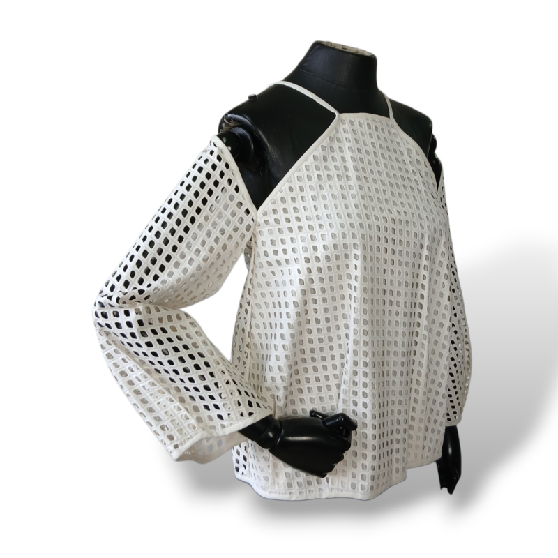 Blusa Paula Raia Off White - 36 