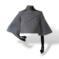 Blusa Paula Raia Marinho Póa Branco - 36 