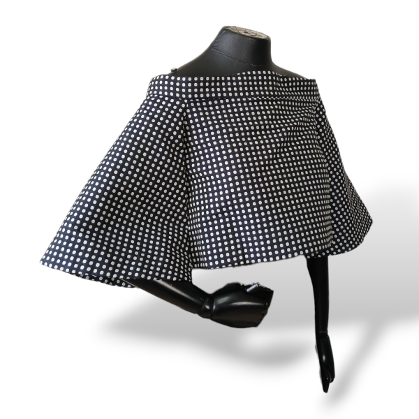 Blusa Paula Raia Marinho Póa Branco - 36 