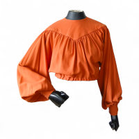 Blusa Paula Raia Cropped Terracota - 36 