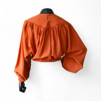 Blusa Paula Raia Cropped Terracota - 36 