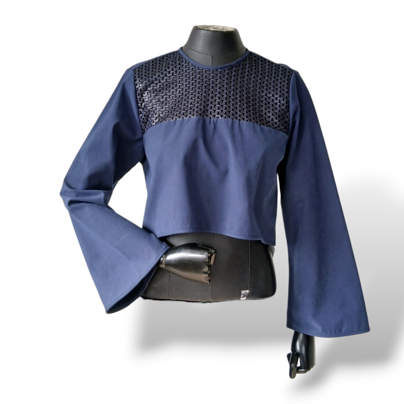 Blusa Cropped Paula Raia Marinho - 38 
