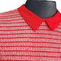 Blusa Paula Raia Vermelha Sem Manga com Gola-38