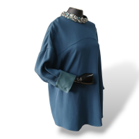 Blusa Phillip Lim Azul Petróleo - 40 