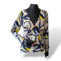 Blusa Emílio Pucci Estampa Geométrica - M Blusa Emílio Pucci Estampa Geométrica - M