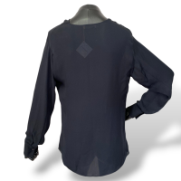 Blusa Emilio Pucci de Seda Preta -36 Blusa Emilio Pucci de Seda Preta -36