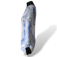 Blusa Emilio Pucci Azul e Branca-38