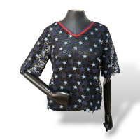 Blusa Sandro Renda Estrelada - 40 