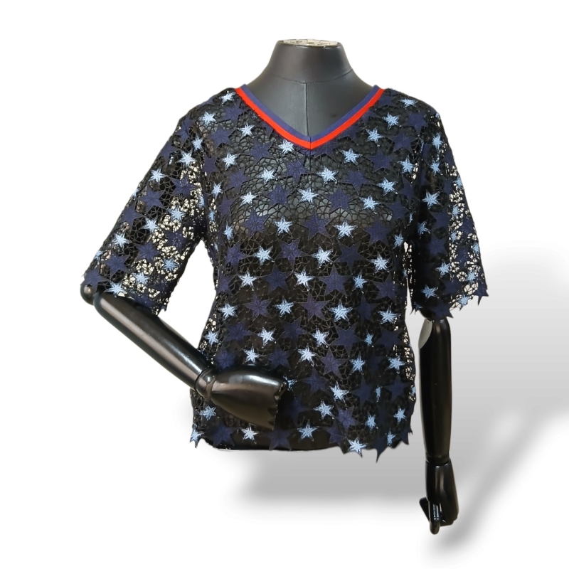 Blusa Sandro Renda Estrelada - 40 