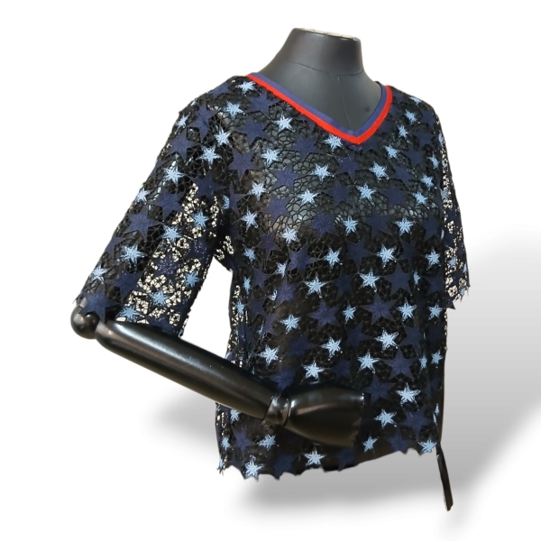 Blusa Sandro Renda Estrelada - 40 