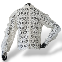 Camisa Self Portrait Rendada Branca-42