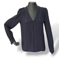 Blusa Stella McCartney Azul Marinho-38 Blusa Stella McCartney Azul Marinho-38