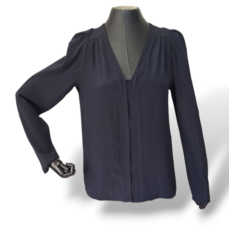 Blusa Stella McCartney Azul Marinho-38 Blusa Stella McCartney Azul Marinho-38