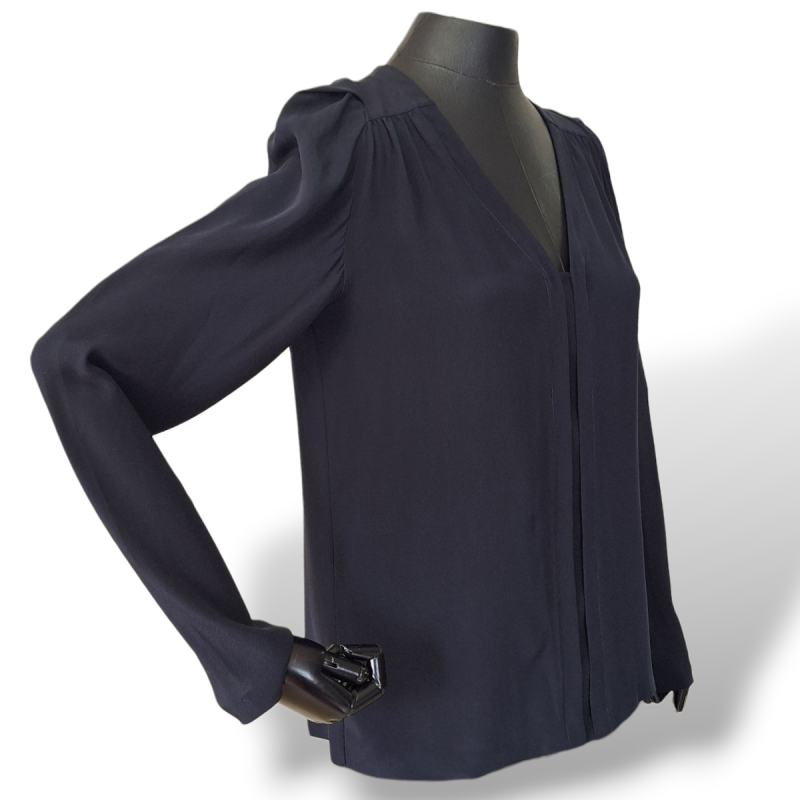 Blusa Stella McCartney Azul Marinho-38 Blusa Stella McCartney Azul Marinho-38