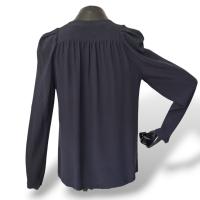 Blusa Stella McCartney Azul Marinho-38 Blusa Stella McCartney Azul Marinho-38