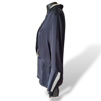 Camisa Stella McCartney Marinho e Branca em Seda-38