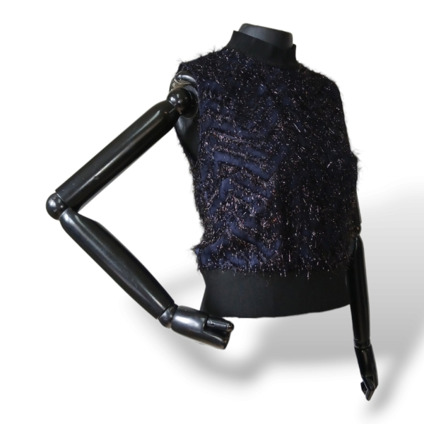 Blusa Talie NK Tecido Bicolor - 36 