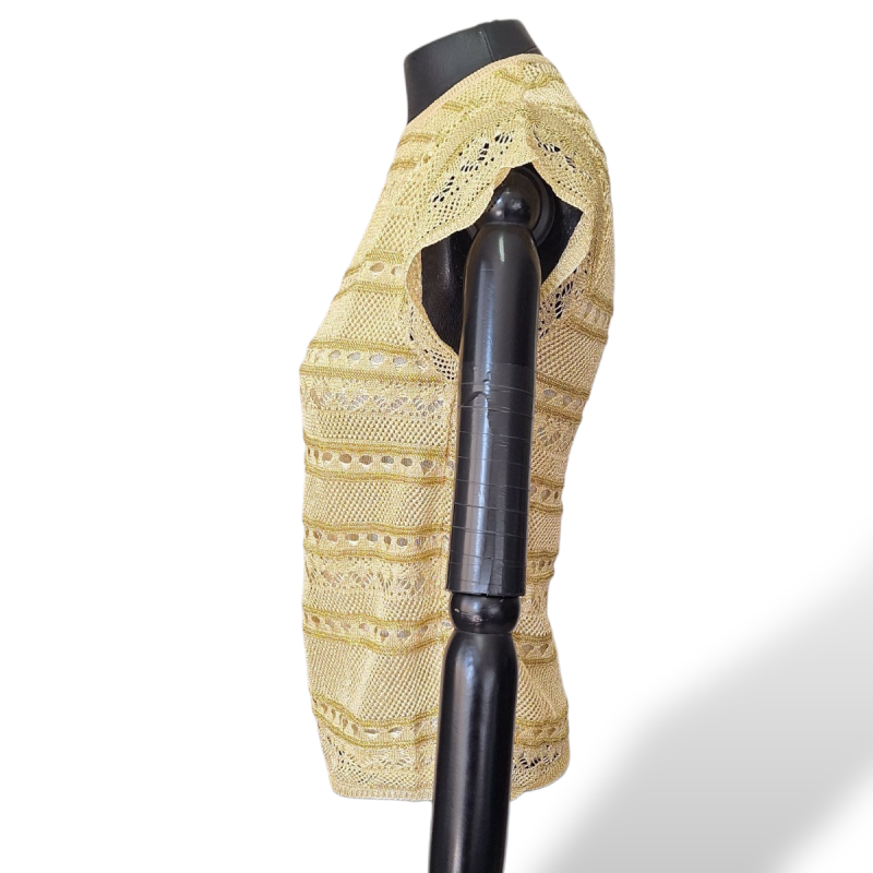 Blusa Talei nk Lurex Dourada-M