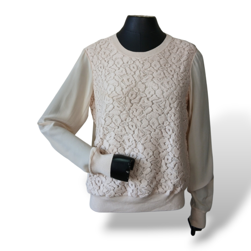 Blusa Vince Bordado Rosé - P 