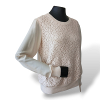 Blusa Vince Bordado Rosé - P Blusa Vince Bordado Rosé - P