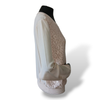 Blusa Vince Bordado Rosé - P Blusa Vince Bordado Rosé - P