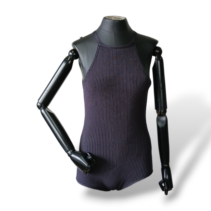 Body Cris Barros Canelado Marinho - M 