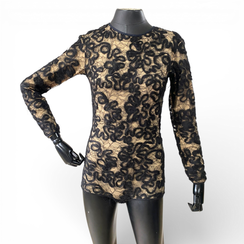 Body Paula Raia em Tule Preto-38