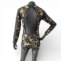 Body Paula Raia em Tule Preto-38