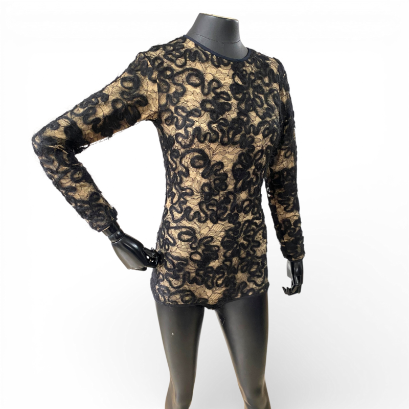 Body Paula Raia em Tule Preto-38