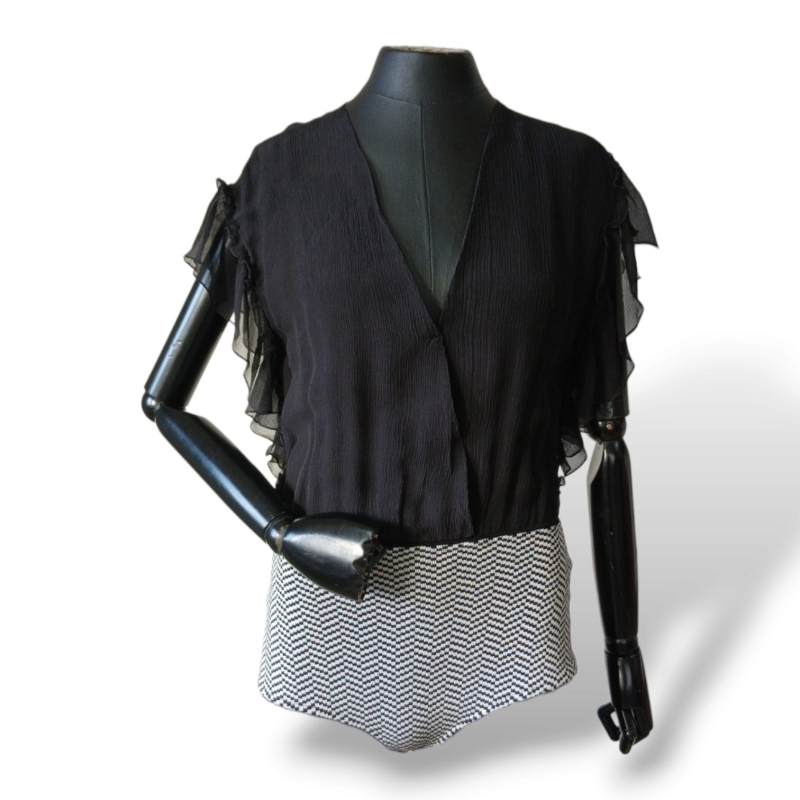 Body NK Tecido Bicolor - 38 