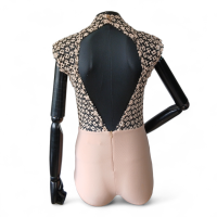 Body Paula Raia Preto e Nude - P 