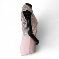 Body Paula Raia Rosa e Branco - M 