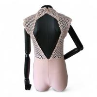 Body Paula Raia Rosa e Branco - M 