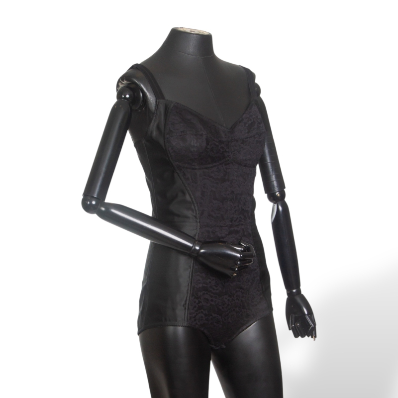 Corselet Dolce Gabbana Preto Cetim - 40 Corselet Dolce Gabbana Preto Cetim - 40