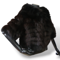 Bolero Luiz Mori Pele Preto - P