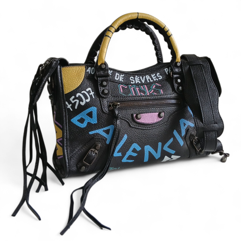 Bolsa Balenciaga Classic City Graffiti 